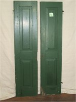 Antique Pinned Raised Panel Shutters