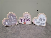 Set 3 Mom signs