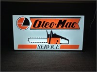 Olea-Mac Chainsaw Service Light Box Working