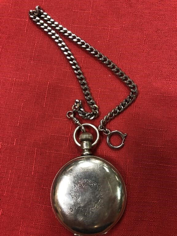 Hampden watch company pocket watch in silverine