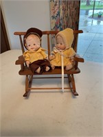 The Collectibles Dolls & Rocking Chair