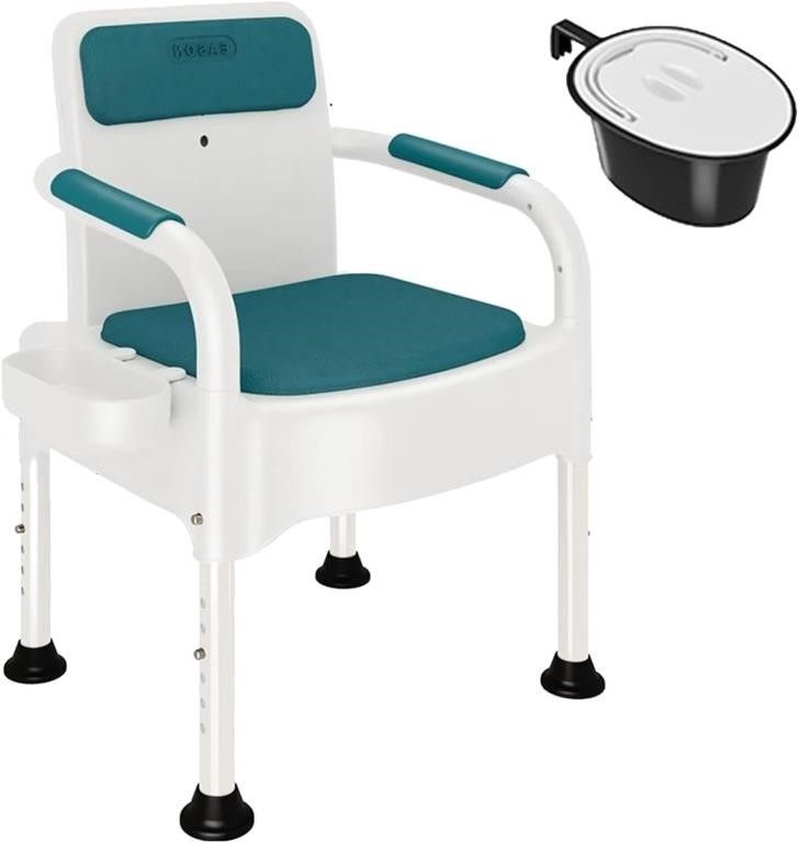 (N) Bedside Commode, Portable Toilet For Adults, T