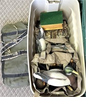 8 Duck Decoys & Hunting Equipment.