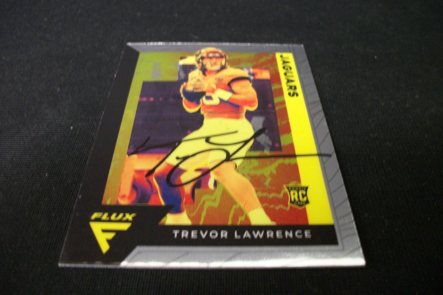 2021 FLUX TREVOR LAWRENCE AUTOGRAPH RC COA