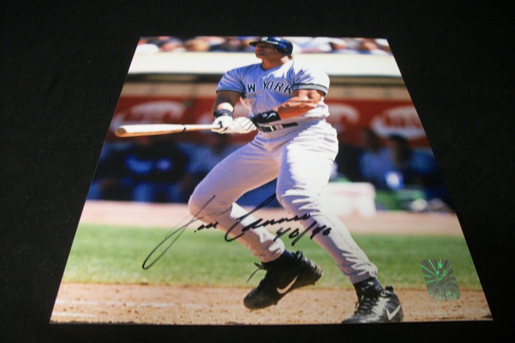 YANKEES JOSE CANSECO SIGNED 8X10 PHOTO COA