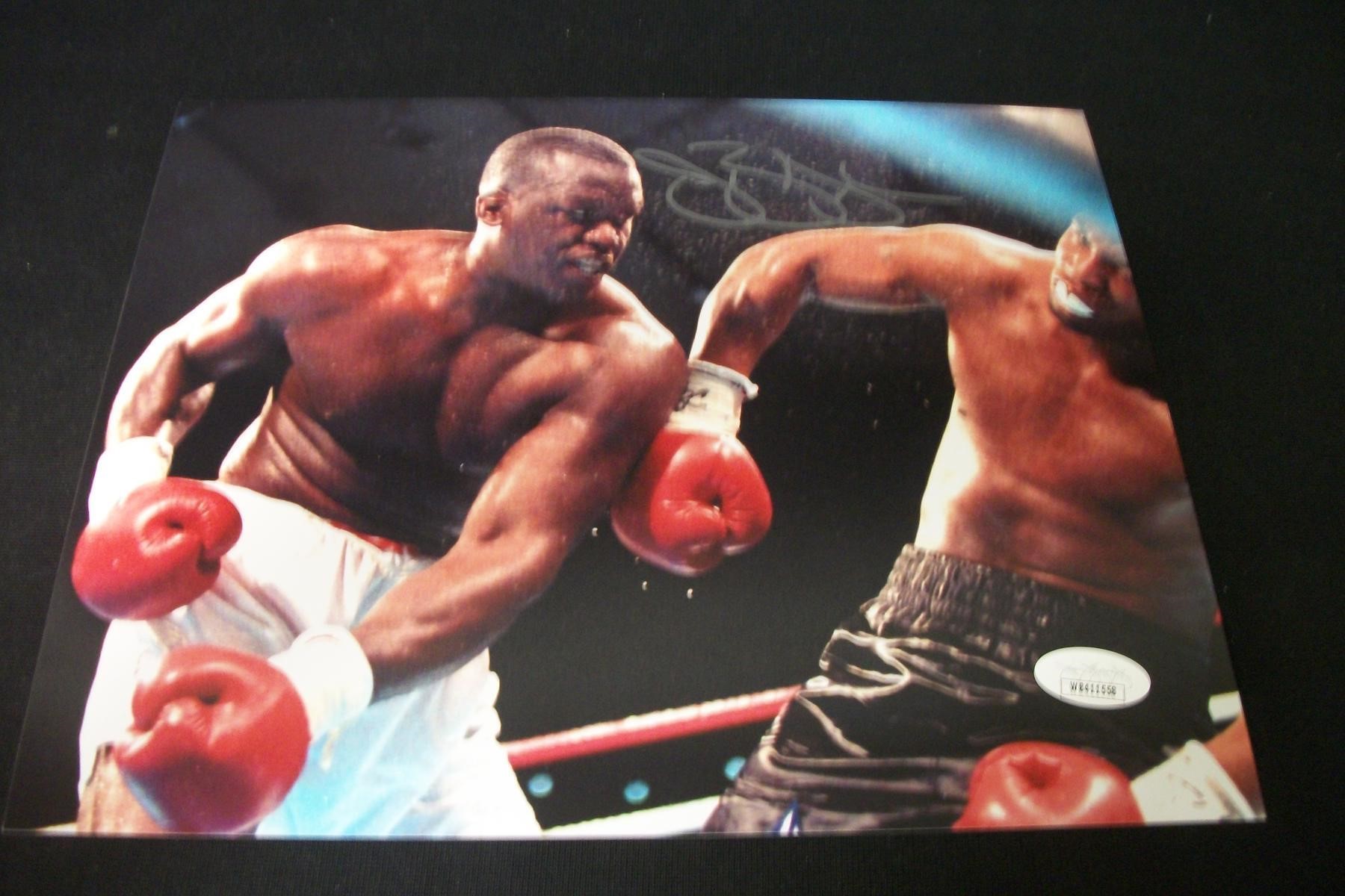 JAMES BUSTER DOUGLAS SIGNED 8X10 PHOTO JSA