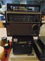DX-66 radio, Teac DVD -  Magnavox DVD/
