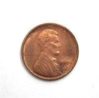 1909 Lincoln Cent Choice Red