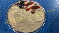 George Washington commemorative medallion