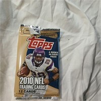2010 Topps NFL Football 12 Cards !Unsealed!