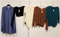 Lot of 5 Ladies Assorted Tops Sz M/XXL - NWT