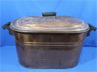 Brass Boiler w/Lid-Polished