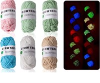 10pk glow in the dark yarn for knitting