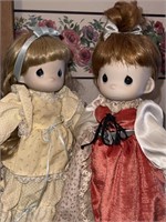 2 Limited Edition Precious Moments Collector Dolls