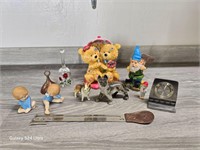 Teddy Bear Music Box, Figurines, Bells