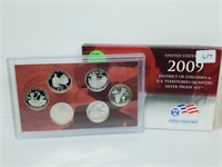 2009 US territories 90% Silver Quarters Proof Set