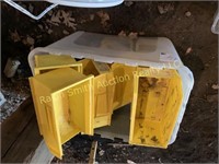 Tote yellow bins
