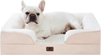 Orthopedic Dog Bed - Medium  Foam  White 25x35