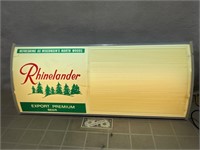 Vintage Rhinelander Beer Wisconsin lighted