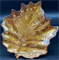 Vintage Gold Leaf Plate