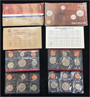 1984 & 1985 US Mint Uncirculated Coin Sets