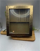 9x7x2 Prestige Gold Jewelry Storage Box. Holds