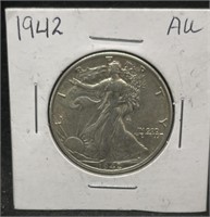 1942 WALKING LIBERTY HALF DOLLAR