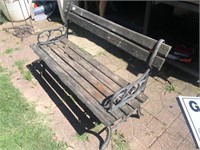 Iron Park Bench (48" Wide)