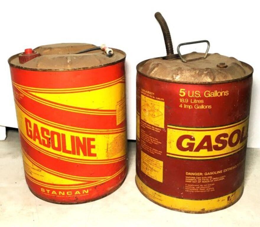 Metal Gas Cans- Lot of 2