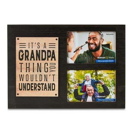 4 x 6 Grandpa Thing Dual Picture Frame