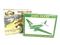 John Deere DC-3 & Stinson Detroiter Banks