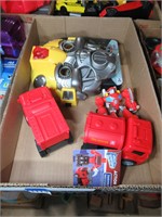 assorted Transformer and robot toys