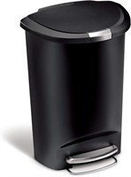 simplehuman 50L Step Trash Can  Black