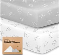 Pack and Play Sheets Fitted - Organic 2Pk