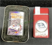 NASCAR memorabilia includes a Zippo Mark