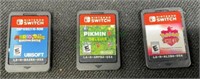 Lot of three Nintendo switch games includes
