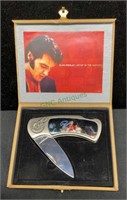 Elvis Presley pocket knife of stainless steel