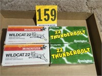 WINCHESTER WILDCAT AND REMINGTON THUNDERBOLT .22