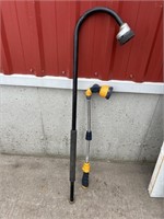 2 garden shower wands