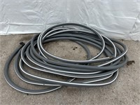 Grey garden hose