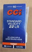 CCI STANDARD VELOCITY 22LR 50 ROUNDS