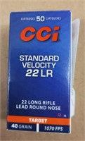 CCI STANDARD VELOCITY 22LR 50 ROUNDS