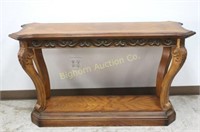 Wooden Sofa Table Approx. 49" x 19" x 29" tall