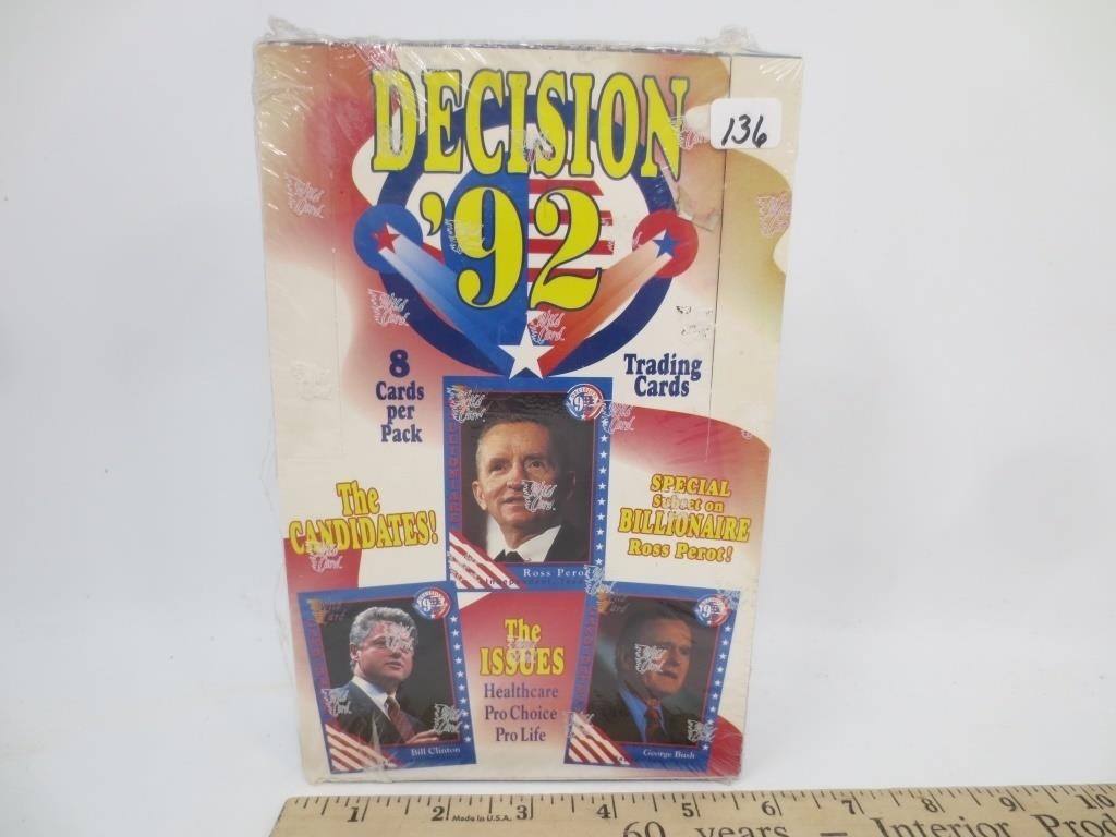 Decision 92 collector cards, unopened