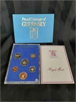 1981 Guernsey Proof Coin set in case