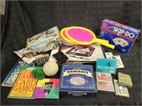 Various Board Games, Dominoes, Playing Cards and