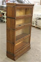Barristers Bookcase, Approx 34"x12"x58"
