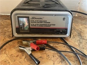 Schumacher 6/2A, 6/12V Dual-Rate Manual Battery