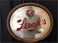 Stroh's Beer Sign 21.5" x 19"