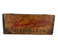 Metal Banded Wooden Yuengling Crate